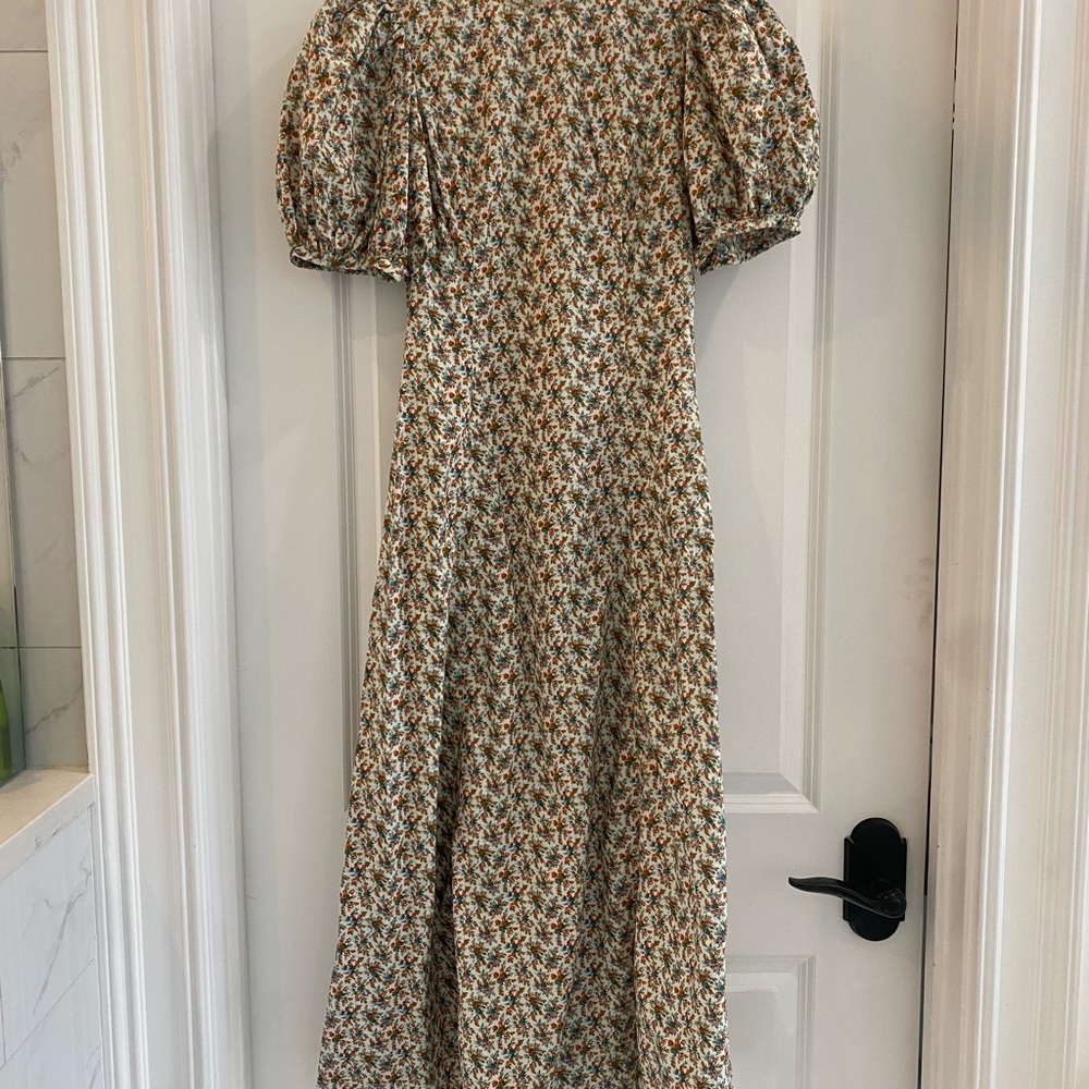 Doen Multicolor Floral Long Sleeve Dress